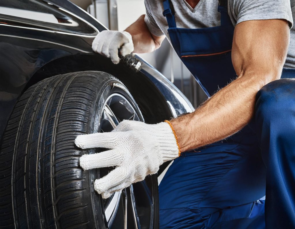 Wymiana opony samochodowej – serwis opon Kąty Wrocławskie